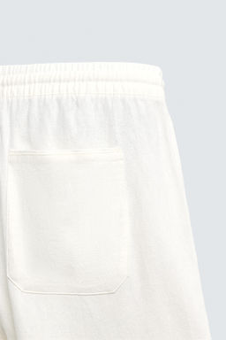 BERMUDA RELAXED FIT VISCOSA - LINO / Blanco - Zara фото 10