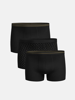 Standart Kal?p Pamuklu Esnek Erkek Boxer 3l?