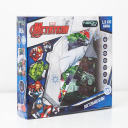 Постельное бельё 1,5 сп Neon Series, Мстители, 143*215 см, 150*214 см, 50*70 см -1 шт, светится в темноте - Marvel фото 6