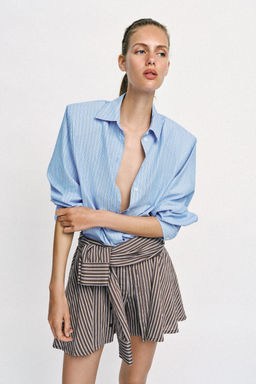 BERMUDA RAYAS LAZADA / Marr?n - Zara фото 2