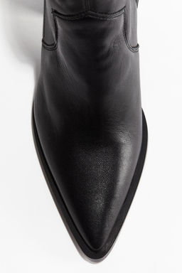 Botines cowboy de piel - H&m фото 2