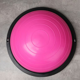 Полусфера балансировочная BOSU 46см Woohooo Drops эспандер, насос/ розовый/ B46Dr-P/ уп5 - ГалеонТрейд фото 4
