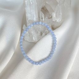 Браслет из Голубого агата 17 см