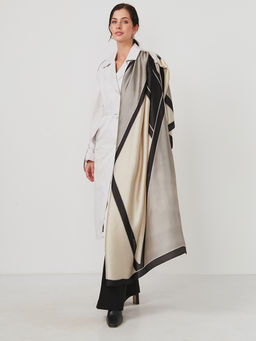 Большой, мягкий, тонкий и очень нежный двусторонний палантин - Tantino фото 2