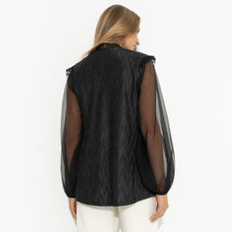 Блуза с прозрачными рукавами Вечная привилегия - Charutti фото 5