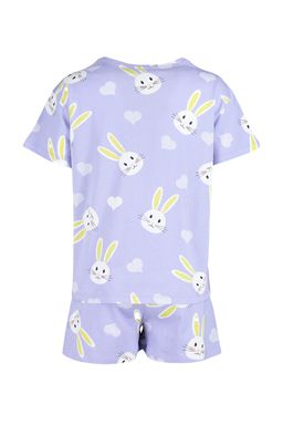 Trendyolmilla Ekru %100 Pamuklu Ay?c?kl? Sortlu Orme Pijama Tak?m? THMSS23PT00005  фото 25