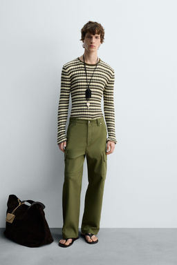 RELAXED FIT CARGO TROUSERS