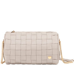 Итальянская кожаная сумка DuDu Bags серии Abigail | жемчужный серый - Dudubags фото 2