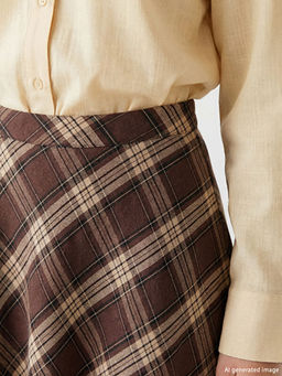 Beli Fermuarl? Ekose A Kesim Etek