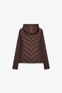 CONTRAST PUFFER JACKET - Zara фото 3