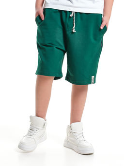 Шорты свободного кроя для мальчиков подростков 22-7638 черный - Mini maxi фото 11