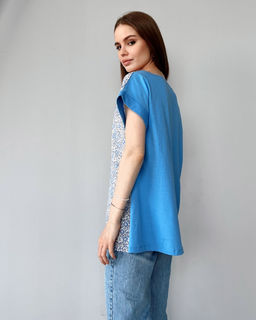 Футболка из штапеля с рукавом кимоно 13.20.2 - Elena sorti фото 8