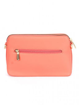 Сумка женская искусственная кожа DJ-СМ 7334- LIVING CORAL, 1отд, плечевой ремень, коралл SALE 263830 - Adelia фото 6