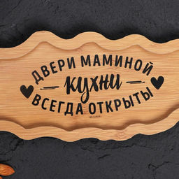 Блюдо Мамина кухня, 34 х 12.5 см - Дорого внимание фото 3