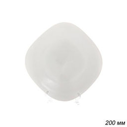 Тарелка квадратная 200 мм белая / FP-80XN (WHITE) /уп 6/48/ - ГалеонТрейд фото 2