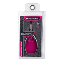 Frau Finger Кусачки маникюрные для кутикулы / Professional FNP-208/7DP, двойная пружина, ручная заточка, 7 мм