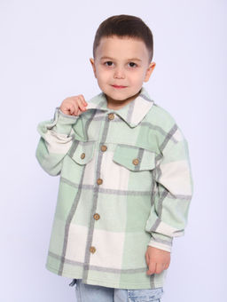 РБ012 Рубашка "Бавария" 3 (фисташковый; белый)