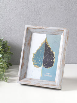 Фоторамка для фото 13×18 см «Прованс», пластик, серо-голубой, 21.7×16.8×3 см