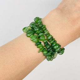 Бусины для украшений из Нефрита крошка 40 см