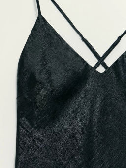 Платье миди из блестящей ткани / Zarina  фото 13