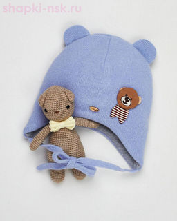 Пегас Шапка с ушками для мальчика (42-48)