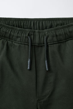 BASIC CHINO TROUSERS WITH LABEL - Zara фото 3