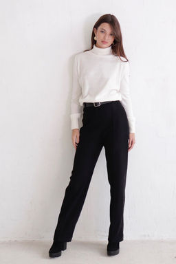 10972 Брюки со стрелками чёрные - Martichelli фото 16