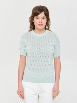 Блузка вязаная - Stilla фото 4