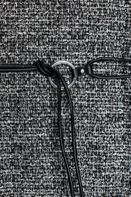 TEXTURED BELTED DRESS - Zara фото 6