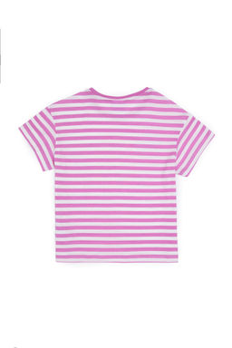 U. S. Polo Assn / Фиолетовая футболка с круглым вырезом для девочек - U.s. polo assn фото 3