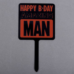 Топпер акрил Happy birthday - Страна карнавалия фото 2