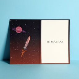 Цена за 10 шт. Открытка средняя «Ты космос», влюбленные, 12 × 18 см