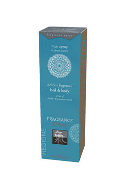 Спрей с феромонами для тела и белья с ароматом Амбры и Японской мяты 100 мл. - Hot фото 4