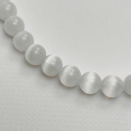 Бусы из Селенита и Чароита 41 см +