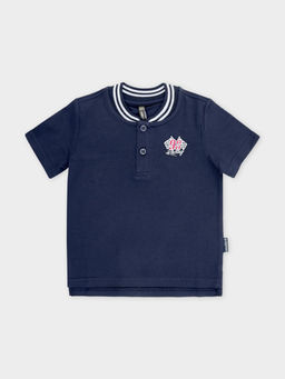 Crockid _ КР 302767/индиго к550 фуфайка (футболка) для мал