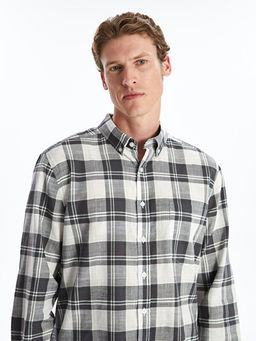 Regular Fit Uzun Kollu Ekose Arm?rl? Erkek G?mlek