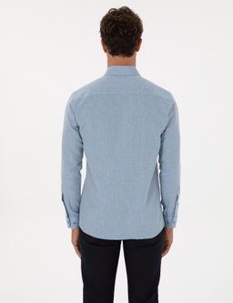Mavi Slim Fit Uzun Kollu G_mlek - Pierre cardin фото 5