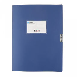 Папка-органайзер (короб) "Архивная" А4 23,4х31х7,5см, пластик, на липучке, цвет синий (Китай)