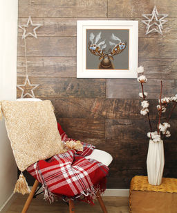 Набор для вышивания PANNA ZM-7103 Рождественский лось 33 х 26.5 см