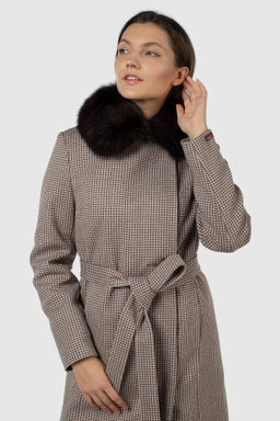 Мех натуральный (песец) Пальто утепленное Термофинн 100 г