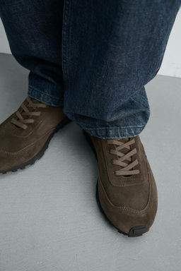 ZAPATILLA PIEL / Gris Topo - Zara фото 3