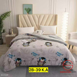 Плед, велсофт с принтом