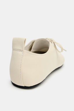 BLUCHER PIEL SOFT / blanco - Zara фото 5