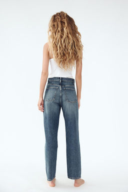 TRF MOM FIT HIGH-WAIST JEANS - Zara фото 15