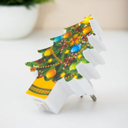 Ночник «Елочка» LED 2.5×8×10 см