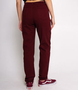 Джинсы #КТ9963, бордовый - Dommod фото 3