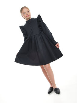 Платье черное нарядное для девочки 33-24251 черный - Mini maxi фото 22