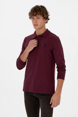 Erkek Bordo Basic Sweatshirt Sepette S_rpriz _ndirim - U.s. polo assn фото 3