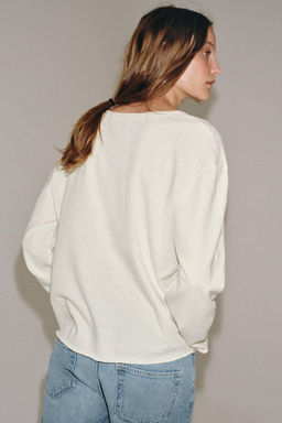 RUSTIC HENLEY T-SHIRT - Zara фото 3