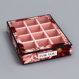 Цена за 3 шт. Коробка складная для 12 конфет Презент, 19?15?3.6 см